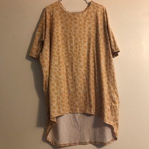 LulaRoe yellow daisy Irma
